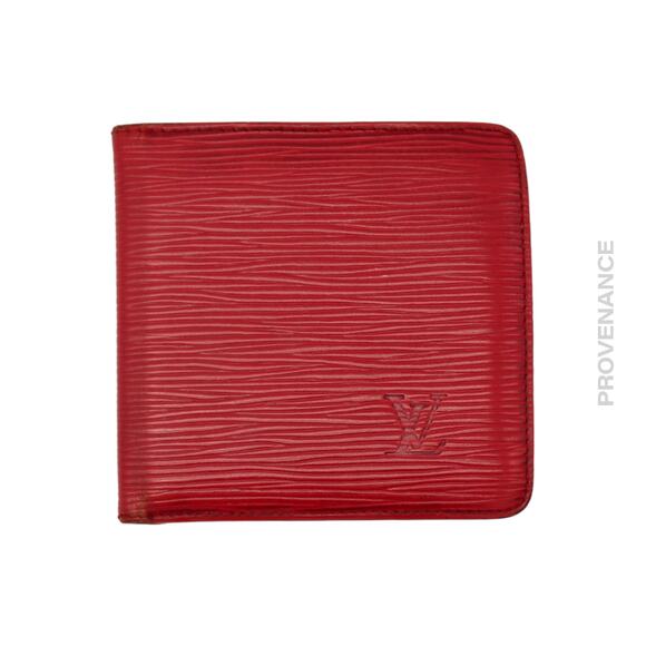 🔴 Louis Vuitton Marco Wallet in Red Epi Marco Malletier - Picture 3 of 9